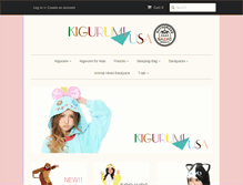 Tablet Screenshot of kigurumi-usa.com